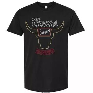 Brew City Coors Banquet Rodeo T-Shirt Men’s Large